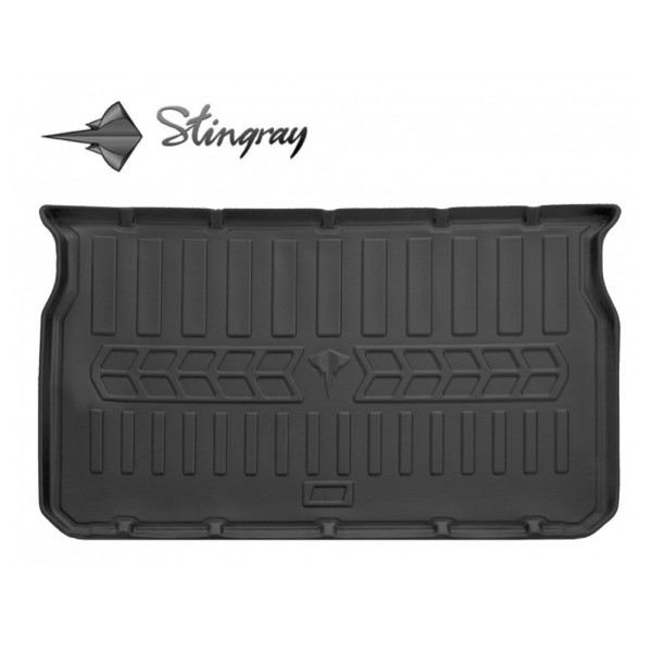 Guminis bagažinės 3D kilimėlis PEUGEOT 208 2012-2019m. (hatchback) / 6016091 / paaukštintais kraštais