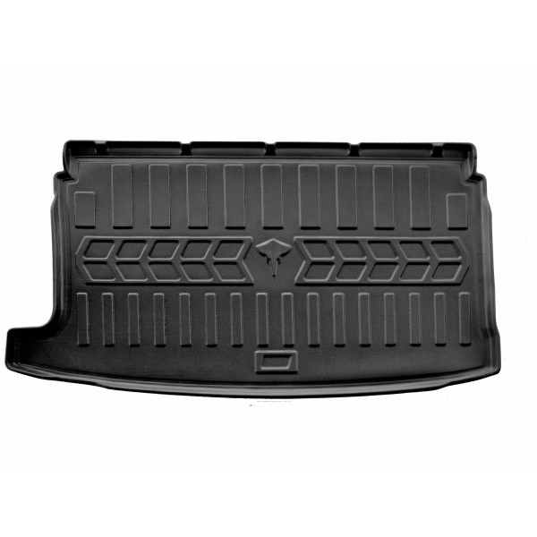 Guminis bagažinės 3D kilimėlis VOLKSWAGEN Polo V 2009-2017m. (hatchback/upper trunk) / 6024451 / paaukštintais kraštais