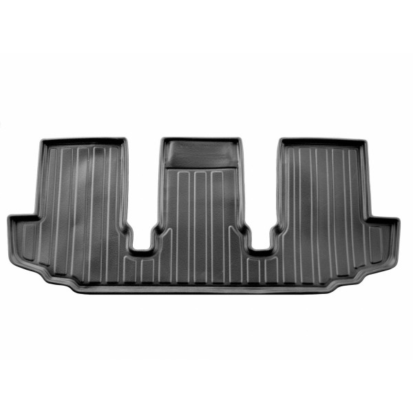 Guminiai 3D kilimėliai TOYOTA Highlander XU70 nuo 2019m. 1 pc. (3rd row) / juoda / 502238407 / paaukštintais kraštais