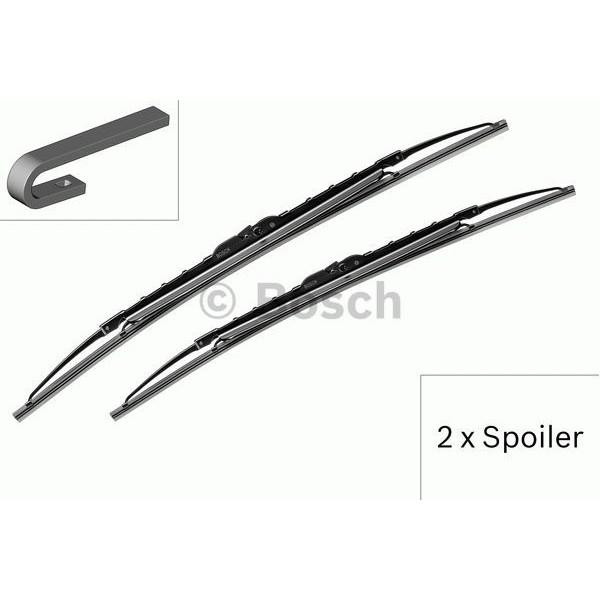 Valytuvų komplektas su spoileriu Bosch Twin Spoiler 046S, 680/680mm