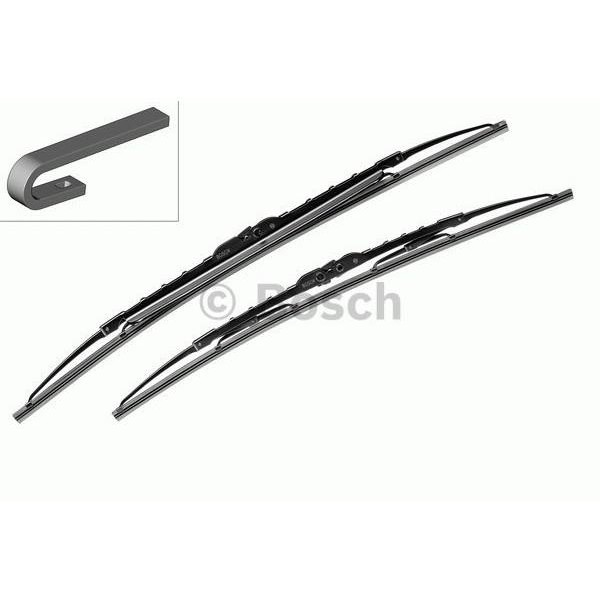 Valytuvų komplektas su spoileriu Bosch Twin Spoiler 291S, 600/450mm