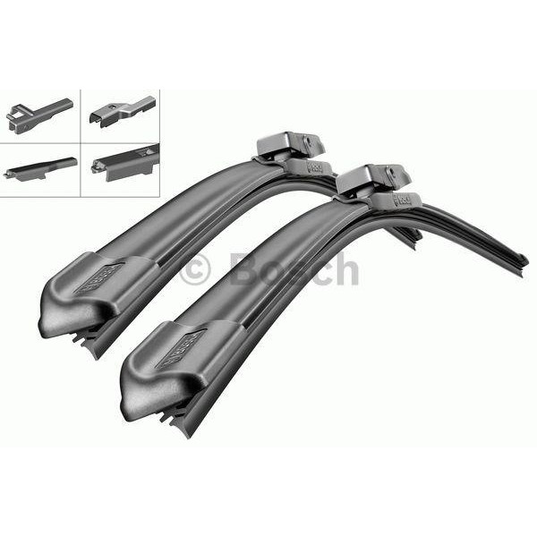 Valytuvų komplektas Bosch Aerotwin Multi-Clip Spoiler AM462S, 600/475 mm